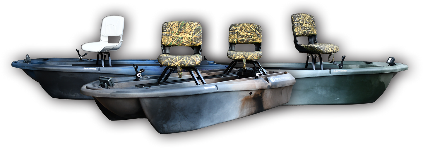 The Twin Troller X10 Deluxe- Small Electric Fishing Boat